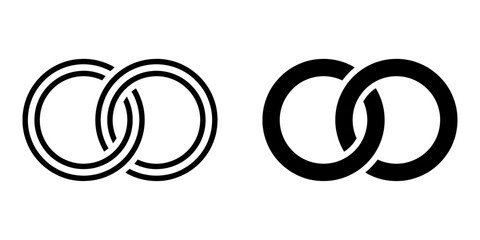 ofvs727 OutlineFilledVectorSign ofvs - wedding ring vector icon . fusion sign . isolated transparent . outline and filled version . AI 10 / EPS / PNG . g12073