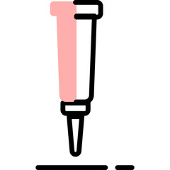 Beauty makeup cosmetic kit soft colored icon pack