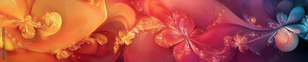 Fototapete joyful wallpaper elegant designs with areas for custom messages offers a perfect blend creativity an