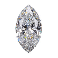 Brilliant Marquise Cut Diamond Displaying Exceptional Clarity and Sparkle