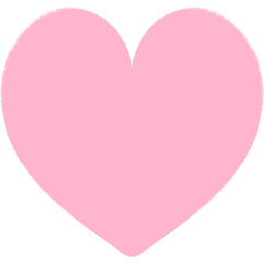 Illustration of pink heart doodle