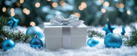 The Christmas Gift with Ornaments