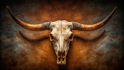 Skull of a longhorn bull , longhorn, bull, skull, animal, western, cowboy, rustic, wild, ranch, Texas, horns, bones, steers