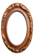 Obraz premium circular old wooden with vintage style frame 