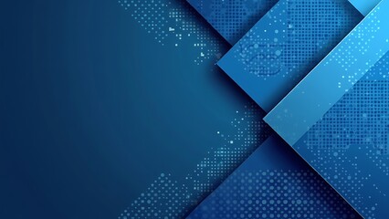 Dynamic blue background with layered textures and subtle dot patterns, creating a sleek and professional look. Ideal for use in presentations, websites, or graphic design projects.