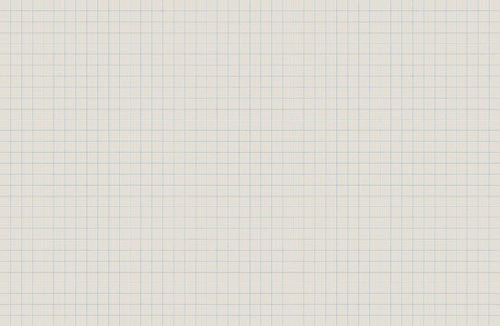 Blank notebook sheet with grid