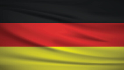 Fototapeta premium Flag of Germany Vector illustration 4K