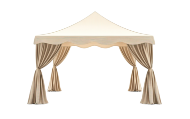 Canopy tent isolated on white or transparent background