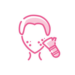 Beauty website pink Icon pack