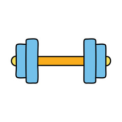 Dumbell Drawing Design Vector Illustration Clipart Eps