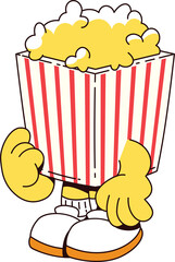Popcorn box characters