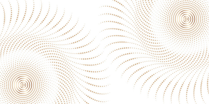 Vector Golden Sparkel Halftone