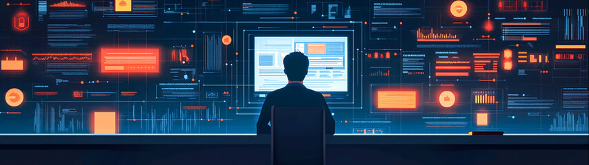 Cybersecurity Awareness Training Infographic: Engaging Visual Elements Explaining Key Concepts