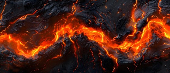 Lava texture seamless fire background.