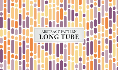 Abstract Pattern pastels long tube