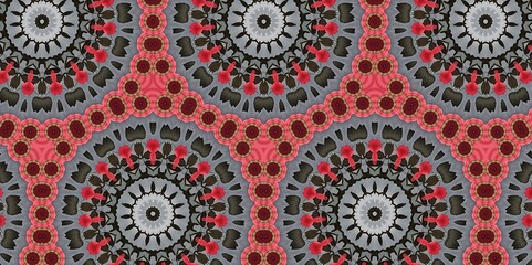 Kaleidoscope Psychedelic Art Pattern Background Wallpaper