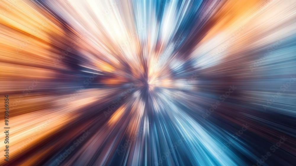 Poster abstract background with a radial blur effect, creating a sense of depth and movement.