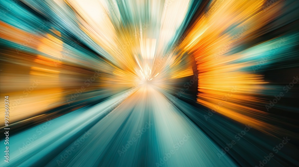 Poster abstract background with a radial blur effect, creating a sense of depth and movement.