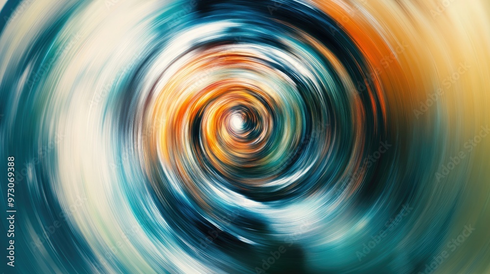 Poster abstract background with a radial blur effect, creating a sense of depth and movement.