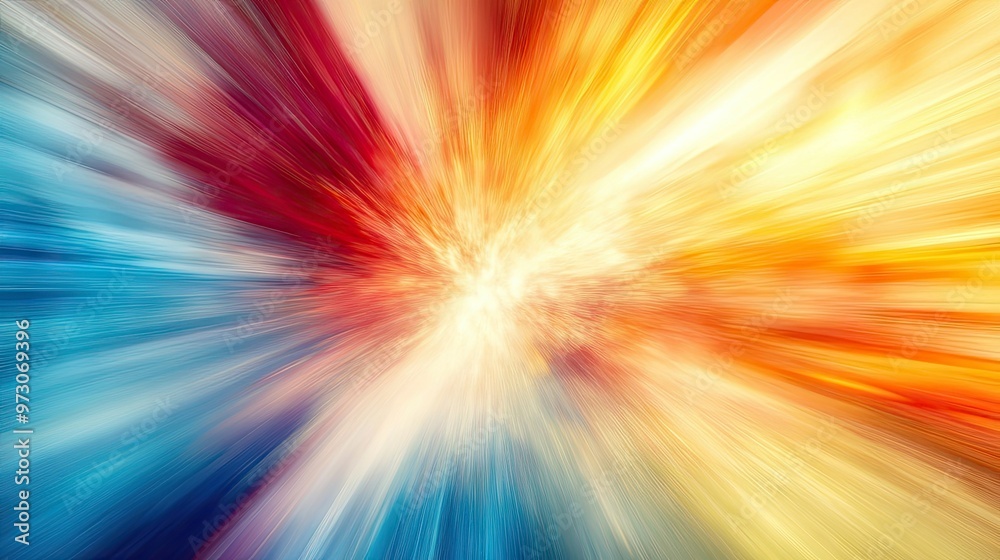 Poster abstract background with a radial blur effect, creating a sense of depth and movement.