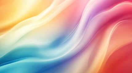 Obraz premium Abstract background with a smooth, gradient effect, transitioning from warm to cool colors.