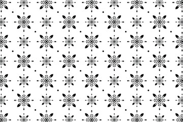 Ornate Geometric Floral Pattern - Seamless Design