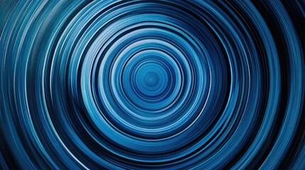 Abstract background with concentric circles in varying shades of blue, creating a hypnotic effect.