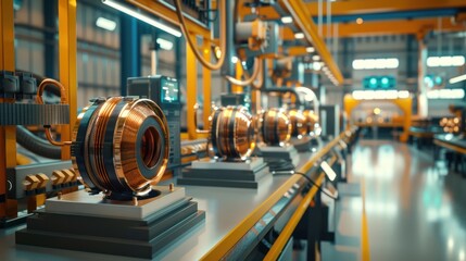 Fototapeta premium Industrial Manufacturing Process