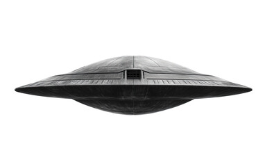 UFO Unidentified Flying Object on transparent background, png	
