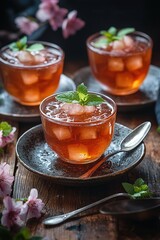 Kisiel - A fruit jelly dessert made from fruit juice, sugar, and starch, often served cold.