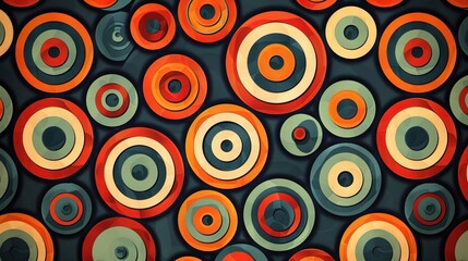 Retro pattern seamless wallpaper