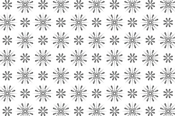 Ornate Geometric Floral Pattern - Seamless Design