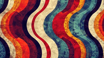Retro pattern seamless wallpaper