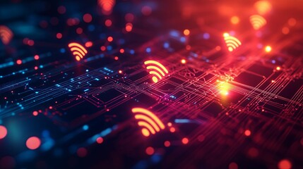 Wireless Network Signals Over Circuit Board