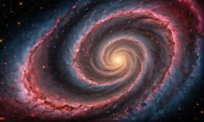 Cosmic Spiral Galaxy Nebula Vortex