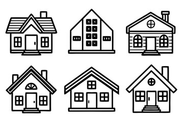 house icon, vector house ICON, logo,  simple ,line art  home icon, building house icon