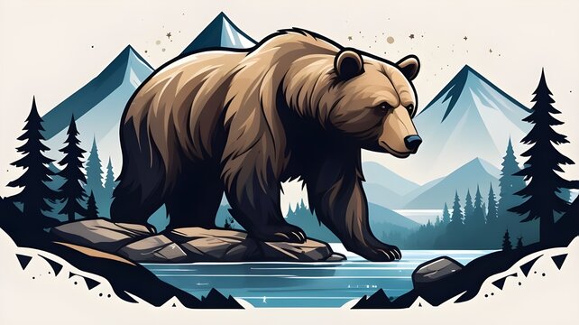 bear in the forest