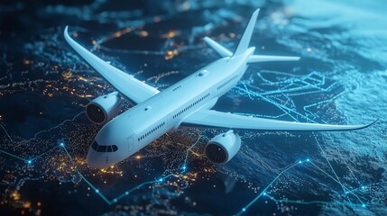 Naklejka premium Revolutionizing Air Transport in Three Dimensions