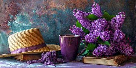 Embrace the Enchanting Morning Unwind with Tea Books and the Serenity of Magic,

