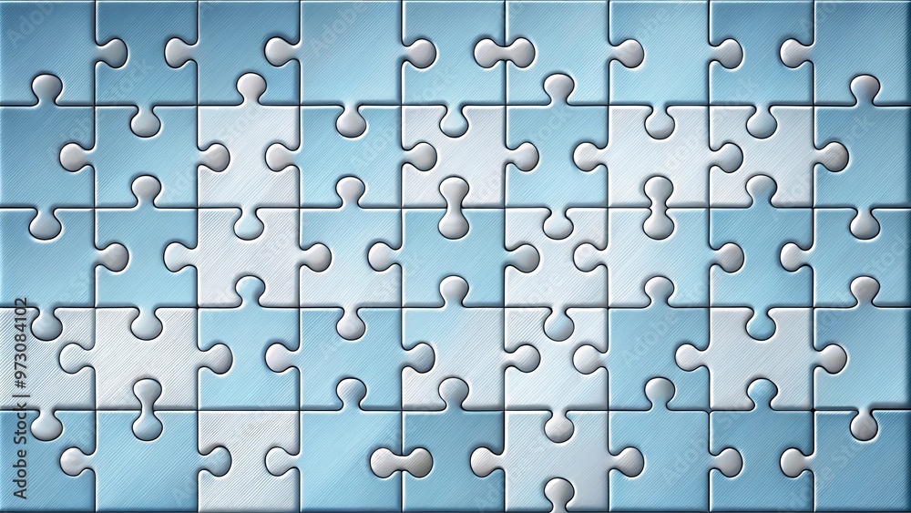 Poster Puzzles grid jigsaw puzzle with 6, 4, and 3 piece variations for creative problem solving and entertainment