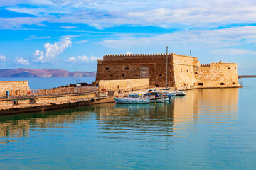 Koules Fortress in Heraklion city, Crete island, Greece