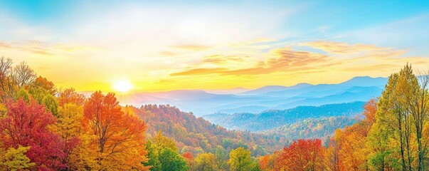 Thanksgiving sunset in the outdoors