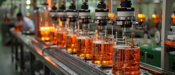Fototapeta premium Advanced Equipment in Drug Manufacturing
