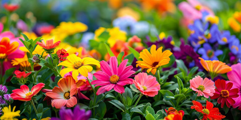 Beautiful colorful flower background
