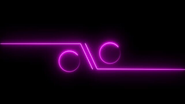 Abstract vs icon isolated animation on background.
