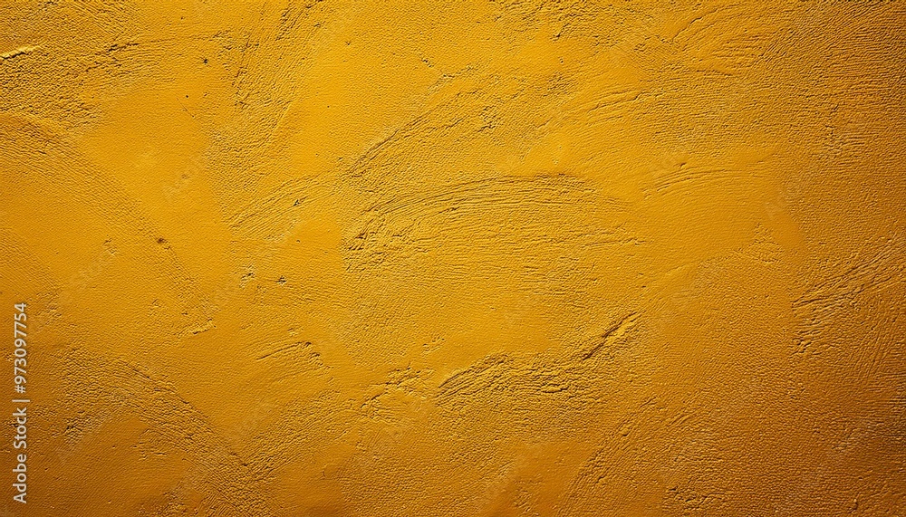 Wall mural yellow cement texture background