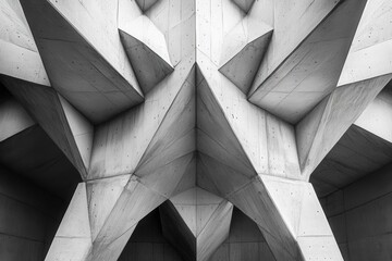 Conference structure geometric, visually striking templates with geometric patterns and strong structural elements