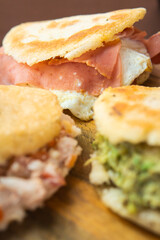 Arepas are typical foods from Venezuela