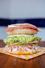 Arepas are typical foods from Venezuela