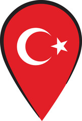 Turkish Flag Pin